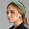 Unique Bargains Textured Cotton Knot Headband Soft Hairband for Women 1.3 Inch Wide 1Pcs - 3 of 4