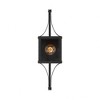 Savoy House Raeburn 1 - Light Wall Light in  Matte Black/Weathered Brushed Brass - 2 of 3