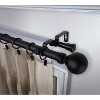 HomeStock Globe 1" Double Curtain Rod - 3 of 3