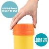 Bentology Stainless Steel Insulated Lunch 13oz Jar – Leak-Proof Container for Hot & Cold Food - BPA Free - Fits Most Lunch Boxes - Orange & Yellow - 2 of 3