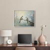 Art Remedy Two birds and a blossom branch II Rustic Chic Farmhouse Wall Art Framed - 2 of 4