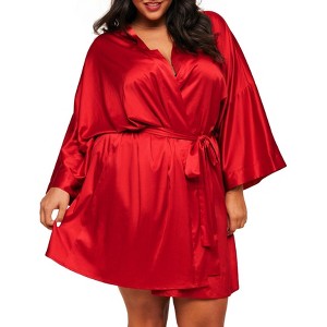 Adore Me Women's Izabella Robe Sleepwear - 1 of 4