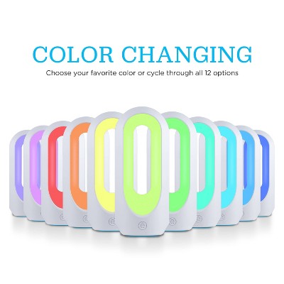 White Matte Color-Changing LED Table Lamp