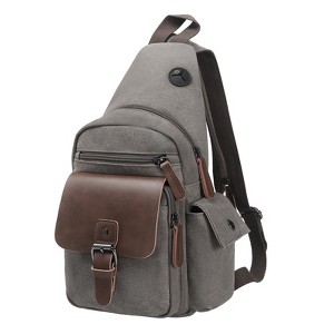 Unique Bargains Waterpoof Anti-Theft Casual Crossbody Backpack for Outdoor - 1 of 4