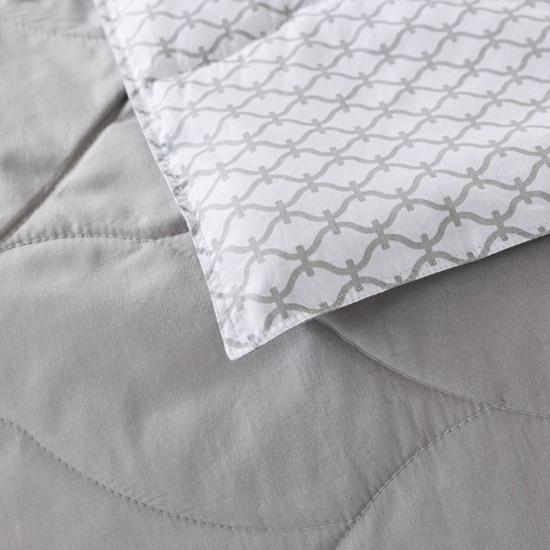 Waverly Reversible Print Cotton Down Alternative Bed Blanket - St. James Home, 3 of 7