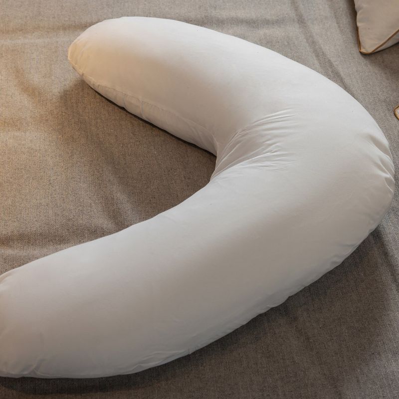 Cheer Collection Boomerang Shape Bed Pillow with Washable Cover for Side Sleeper - 24" x 24", 2 of 8