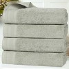 Honeycomb Waffle Border Cotton Medium Weight Towel Set by Blue Nile Mills - 2 of 4
