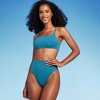Women's Shaping High Waist High Leg Cheeky Bikini Bottom - Shade & Shore™ - 3 of 4