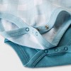 Baby Boys' 3pk Basic Henley Long Sleeve Bodysuit - Cloud Island™ Blue - image 4 of 4