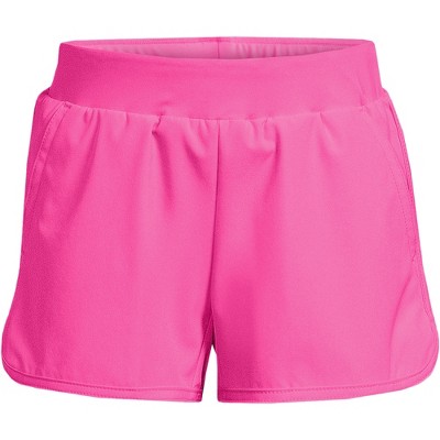 Lands' End Girl Slim Stretch Woven Swimsuit Shorts - Medium - Knockout ...
