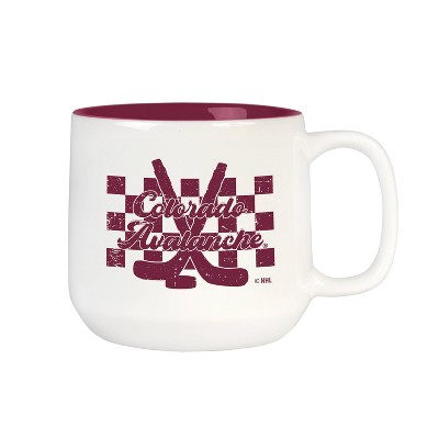 NHL Colorado Avalanche Hockey Sticks Inner Color Mug - 15oz
