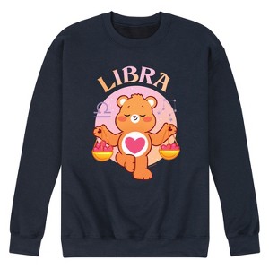 Men's - Care Bears - Libra Tender Heart Bear Graphic Fleece Sweatshirt - 1 of 4