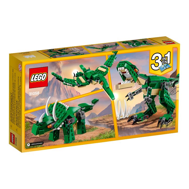 LEGO Creator 3 in 1 Mighty Dinosaurs Model Building Set 31058, 5 of 15