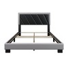 Salina Diagonal Stitched Upholstered Bed - Eco Dream - 4 of 4