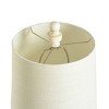 Gilda Table Lamp Distressed Cream - StyleCraft: Polyresin Body, Brush Nickel Hardware, No Assembly Required - 4 of 4