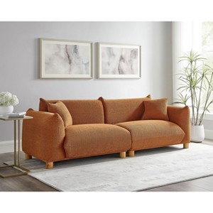 VANOMi 89’’ Modern Upholstered Boucle Sofa - 1 of 4