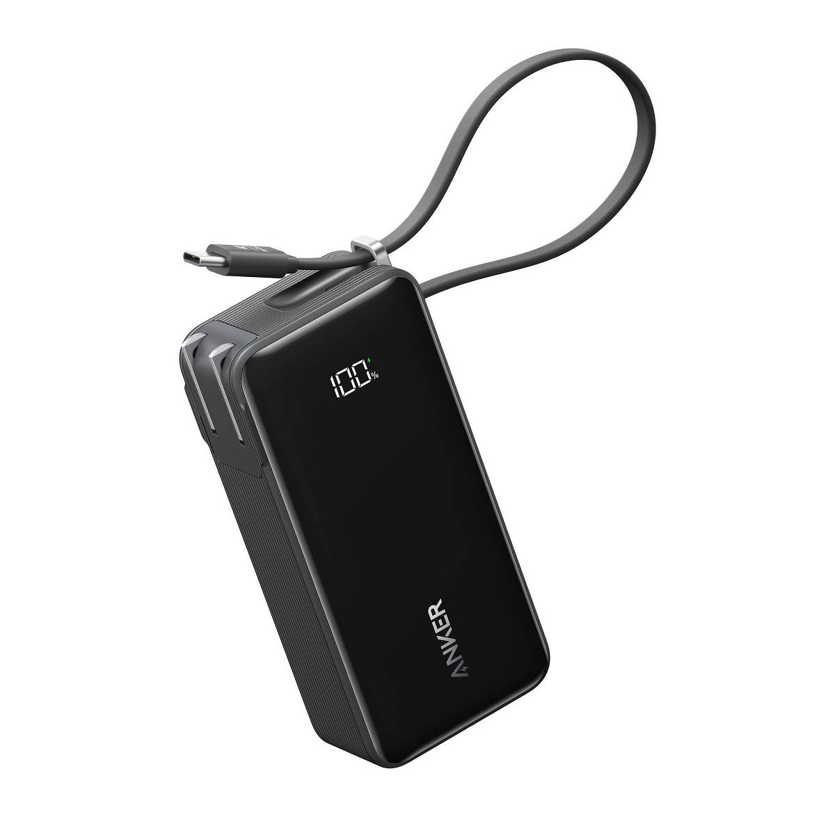 Anker 30W 10000mAh Fusion Power Bank with Built-In USB-C Cable