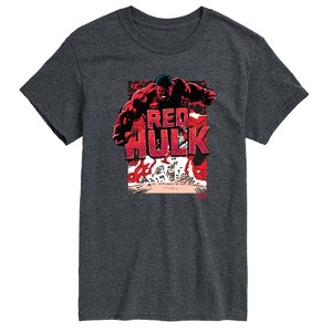 Men's - Marvel - Angry Red Hulk Short Sleeve Graphic T-Shirt - 1 of 4