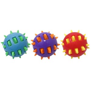 Multipet Ruff Enuff Assorted TPR Spike Balls Dog Toy 1 pk - 1 of 1
