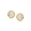 Ross-Simons 14kt Yellow Gold Bezel Earring Jackets - 4 of 4