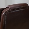 TiramisuBest Brown PU Leather High Back Office Chair with Vibration, 5 Modes, Recline, Footrest, Adjustable Height, 360¡ã Swivel, 264 lbs Capacity - 3 of 4