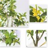 Artificial Osmanthus Tree, Realistic Osmanthus Flowers Tree With Adjustable Branches, Artificial Plants Bonsai Tree Office Room Housewarming Decor - 4 of 4