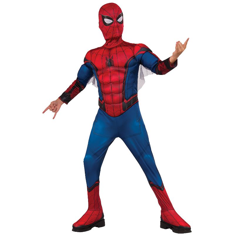Boys' Marvel Deluxe Spider-Man Costume, 1 of 3