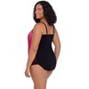 Trimshaper Women's Hank Handkerchief Plus Floral Tankini Swimsuit Top - 2 of 3