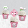 Big Dot of Happiness Golf Girl - Cupcake Decoration - Pink Birthday Party or Baby Shower Cupcake Wrappers and Treat Picks Kit - Set of 24 - 3 of 4
