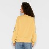 Women's Winnie Fleece Graphic Pullover Sweatshirt - Mustard Yellow - 3 of 3