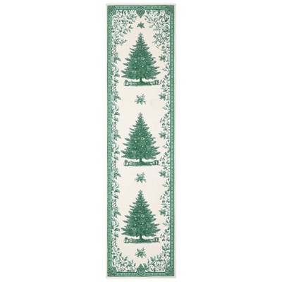 Christmas Tree Area Rug, Washable Non-Slip Holiday Carpet, Soft Nursery Mat for Bedroom, Living Room, Office