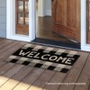 Briarwood Lane Everyday Coir Doormat 30x18 Checkered Welcome Natural Fiber Coir Doormat - 2 of 3