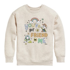 Boys' - Toy Story 4 -  Graphic Long Sleeve Fleece Sweatshirt - 1 of 4