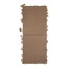 Wooakway 51.4"H 29.1"W Arch Iron Accent Wall Mirror Novelty Bathroom/Vanity Mirror with Golden Leaves - 4 of 4