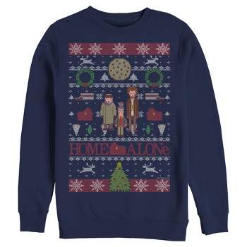 Men's Home Alone Characters Ugly Sweater Sweatshirt