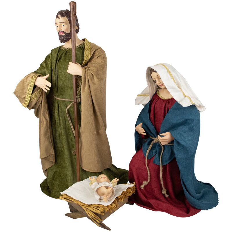 Northlight 3-Piece Holy Family Nativity Christmas Figurine Set - 36", 3 of 8