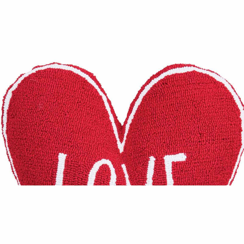 C&F Home 18" x 18" Love Heart Shaped Valentine's Day Pillow, 2 of 5