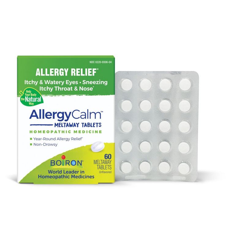 Boiron AllergyCalm Homeopathic Medicine For Allergy Relief  -  60 Tablet, 1 of 5