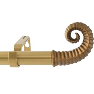 Urbanest Horn 1-inch Diameter Adjustable Curtain Rod - 1 of 4