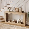 63'' Farmhouse Console Table with Entryway, Couch Table Behind Sofa, Narrow Console Table, Hallway Stand for Living Room - 3 of 4