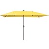 Sonkuki 10 x 6.5Ft Solar-powered Double-Sided Patio Umbrella with Large Canopy Outdoor Table Umbrella for Garden, deck and pool - 2 of 4