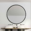 MAYEERTY Metal Framed Round Bathroom Mirror for Wall - 2 of 4