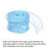 Unique Bargains Gift Wrapping Wide Sheer Wired Pastel Shimmer Iridescent Chiffon Ribbons 1 Pc - 3 of 4
