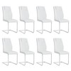 Okak Modern Comfortable Dining Chairs Set of 4, Faux Leather with Thickened Backrest & Anti-Scratch Metal Legs for Kitchen/Office/Bedroom - 2 of 4