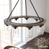 Hunter, 31", Devon Park, Chandelier, Onyx Bengal Finish - 9-Light Rustic Farmhouse Design for Indoor Spaces - 4 of 4