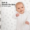 KeaBabies 2pk Soothe Fitted Crib Sheets Neutral, Organic Baby Crib Sheets, Fits Standard Nursery Baby Mattress - 4 of 4