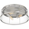 Quoizel Lighting Ludlow 3 - Light Flush Mount in  Brushed Nickel - 2 of 3