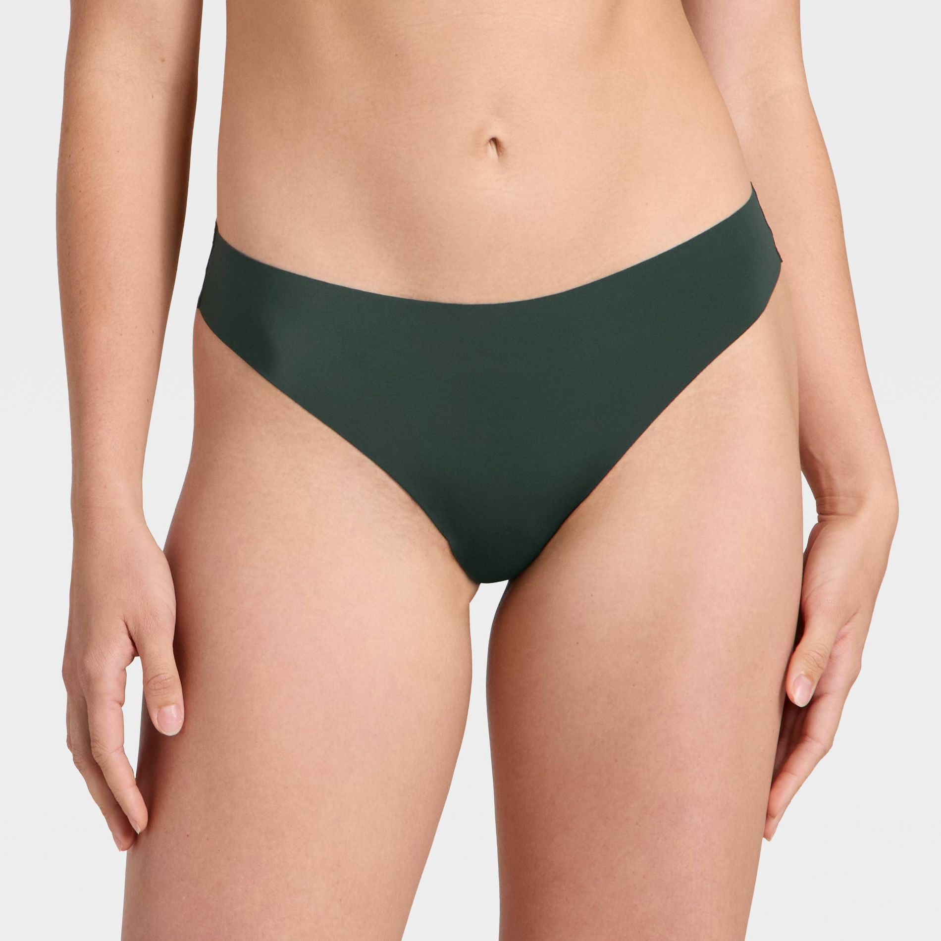 Women's Laser Cut Thong Underwear - Auden™ Green