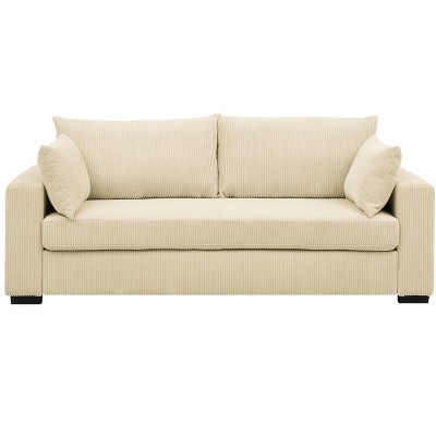 TiramisuBest 79" Wide Corduroy Comfort Sofa