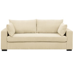 TiramisuBest 79" Wide Corduroy Comfort Sofa - 1 of 4